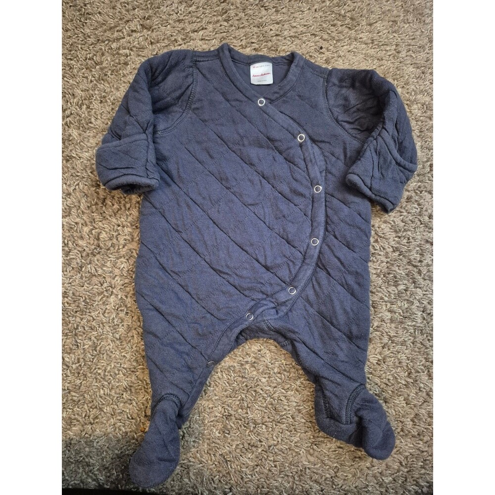 Hanna Andersson winter one piece footed suit size 0-3 months